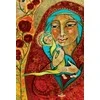 Blue Angel Mėlyna Angel Mėlyna Angel Mother Mary Oracle Pocket Edition Kortos