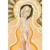 Blue Angel Mėlyna Angel Mėlyna Angel Mother Mary Oracle Pocket Edition Kortos