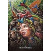 Blue Angel Mėlyna Angel Mėlyna Angel Sacred Rebels Borderless Oracle Kortos