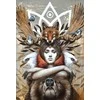 Blue Angel Mėlyna Angel Orakulo kortų rinkinys - Medicine Heart Orakulo Kišeninis Panda Leidimas 44 Kortos 56 Puslapių Gidas