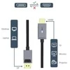 Cabletime Premium kabelis DisplayPort - HDMI, 4K/30Hz, 1m