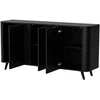 Cama Meble Baldai - Cama Volare Komoda 151 x 39 x 75 cm, Juoda