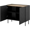 Cama Meble Baldų Komoda - Onda 98x45x85 Juoda