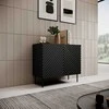 Cama Meble Baldų Komoda - Onda 98x45x85 Juoda