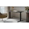 Cama Meble Reguliuojamo Aukščio Stalas - MOON LONG 150x80 Juodas/Antracitas