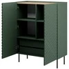 Cama Meble Knygų Spinta - Onda 2D2SZ 98x45xH127 Žalia
