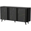 Cama Meble Komoda - Cama Volare 151 x 39 x 75 cm Juoda/San Sebastianas