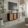Cama Meble Komoda - Cama Volare 151 x 39 x 75 cm Juoda/Riešutmedis