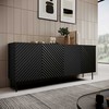 Cama Meble Komoda - Onda 200x45x85 Juoda