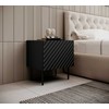 Cama Meble Naktinis Staliukas - Onda 50x40x54 Juodas