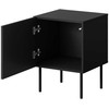 Cama Meble Naktinis Staliukas - Palazzo 44,5x40x59 Juodas/Ažuolas