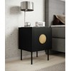 Cama Meble Naktinis Staliukas - Palazzo 44,5x40x59 Juodas/Ažuolas