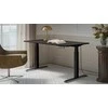 Cama Meble Rašomasis Stalas - Moon Long 150x80x72-120 Juodas