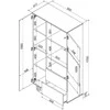 Cama Meble Spinta - Cama Alma 90x41,5xH170 Kašmyras