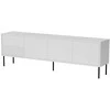 Laikiklis Cama Meble TV Spintelė - ABI 200x38x62 Balta Matinė