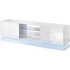 TV staliukas Cama Meble Televizoriaus Stovas - Cama Qiu 200 MDF Baltas Blizgus