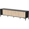Laikiklis Cama Meble TV spintelė - MERCI Cama 200x40x54cm Stumti, kad atidarytum Juoda/Ąžuolas