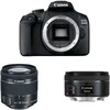Canon EOS 2000D + EF-S 18-55mm F4-5.6 IS STM + EF 50mm F1.8 STM