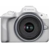 Canon EOS R50 + RF-S 18-45mm IS STM (Baltas) + RF-S 55-210mm IS STM + Mount Adapteris EF-EOS R