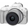 Canon EOS R50 + RF-S 18-45mm IS STM (Baltas) + RF-S 55-210mm IS STM