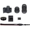 Canon EOS R50 + RF-S 18-45mm IS STM + RF-S 55-210mm IS STM + Mount Adapteris EF-EOS R (Juodas)