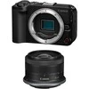Canon EOS R50 V + RF-S 18-45mm F4.5-6.3 IS STM (Juodas)