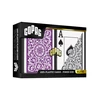 Copag 1546 Elite Poker Size Jumbo Index Žaidimo Kortos Dviguba Kaladė (Violetinė ir Pilka)