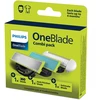 Dantų šepetėlis Elektrinio Skustuvo Galvutė - Philips Norelco OneBlade QP936/50 3 Vnt. Įvairiaspalvės