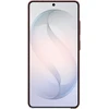 Dėklas - Samsung Galaxy S26 Ultra Anglies Pluošto Magnetinė Uždanga, Koralo Raudona