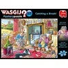 Dėlionė Jumbo Spiele Jumbo Wasgij Mystery 17 Friede, Freude, Eierkuchen 1000 Teile Puzzle (19175)