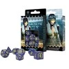 Q Workshop Galactic Dice RPG Kauliukų Rinkinys Mėlynos Ir Geltonos Spalvos