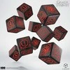 Q Workshop Sostų karai Targaryen D6 kauliukų rinkinys 10 vnt – Q‑Workshop