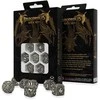 Q Workshop Žaidimų Kauliukų Rinkinys - Dracopolis Scandinavian Blackfang 7 Kauliukai Smėlio Spalvos