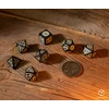 Q Workshop The Witcher Ciri The Zireael kauliukų rinkinys juodos ir smėlio sp