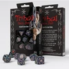 Tribal stalo RPG kauliukų rinkinys 7 vnt., žalsvai mėlyna/smėlio – Q-Workshop