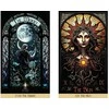 Destiny Books Taro kortų rinkinys - The Stained Glass 78 Taro Kortos su Gido Knyga, 16.4x28.8x4 cm