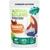 Drėgnas Kačių Maistas - Animal Island Kasdieniai Kalakutienos Filė Sultinyje 12 x 85g