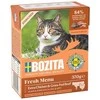 Drėgnas Kačių Maistas - BOZITA Fresh Menu Sterilised Vištiena su Jautiena 370g