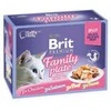 Drėgnas Kačių Maistas - BRIT Premium Family Plate Filė Drebučiuose Skonių Mišinys 12x85g
