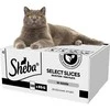 SHEBA Selection atrinkti gabalėliai paukštienos skonio padaže (120x85g) visavertis drėgnas kačių maistas
