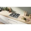 Bosch Serie 4 PGH6B5K90 hob Nerūdijantis plienas Built-in 60 cm Gas 4 zone(s)