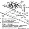 Bosch Serie 4 PNP6B6K40 Dujinė kaitlentė with 4 zones