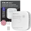 Qoltec 52579 belaidis dūmų detektorius su baterija | Tuya | Wi-Fi | jutiklio tarnavimo laikas 10 metų | signalizacija 85dB | LED