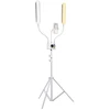 Dvigubas apšvietimo rinkinys - Neewer BH40B 528 LED, Reguliuojamas 2500K-10000K, CRI 98+ - Juoda
