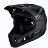 LEATT Helmet MTB Enduro 4.0 V23 Bike Helmet with Removable Chin Guard, Size L, Juodas