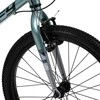 Huffy Literide Alu 20” bike, sidabrinis and turquoise (23005W)