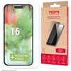 Toti TEMPERED glass 2D screen protector full cover for iPhone 16/15 Pro/15 Transparent