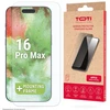 Toti TEMPERED glass 2D screen protector full cover for iPhone 16 Pro Max Transparent
