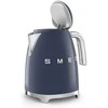 Smeg KLF03NBEU electric virdulys 1.7 L 2400 W Mėlyna, Chrome