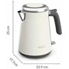Tefal Collection KI666AE0 electric virdulys 1.7 L 2400 W Ivory
